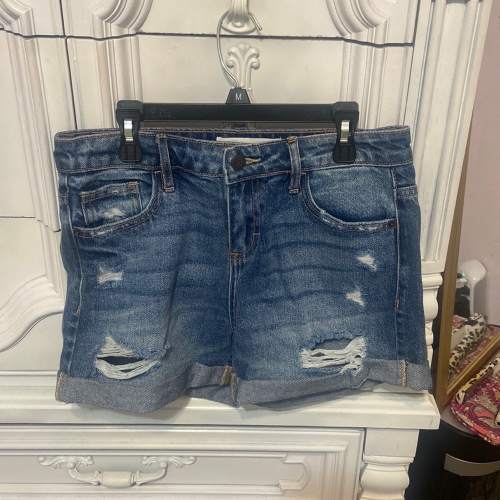 Work once blue Jean shorts